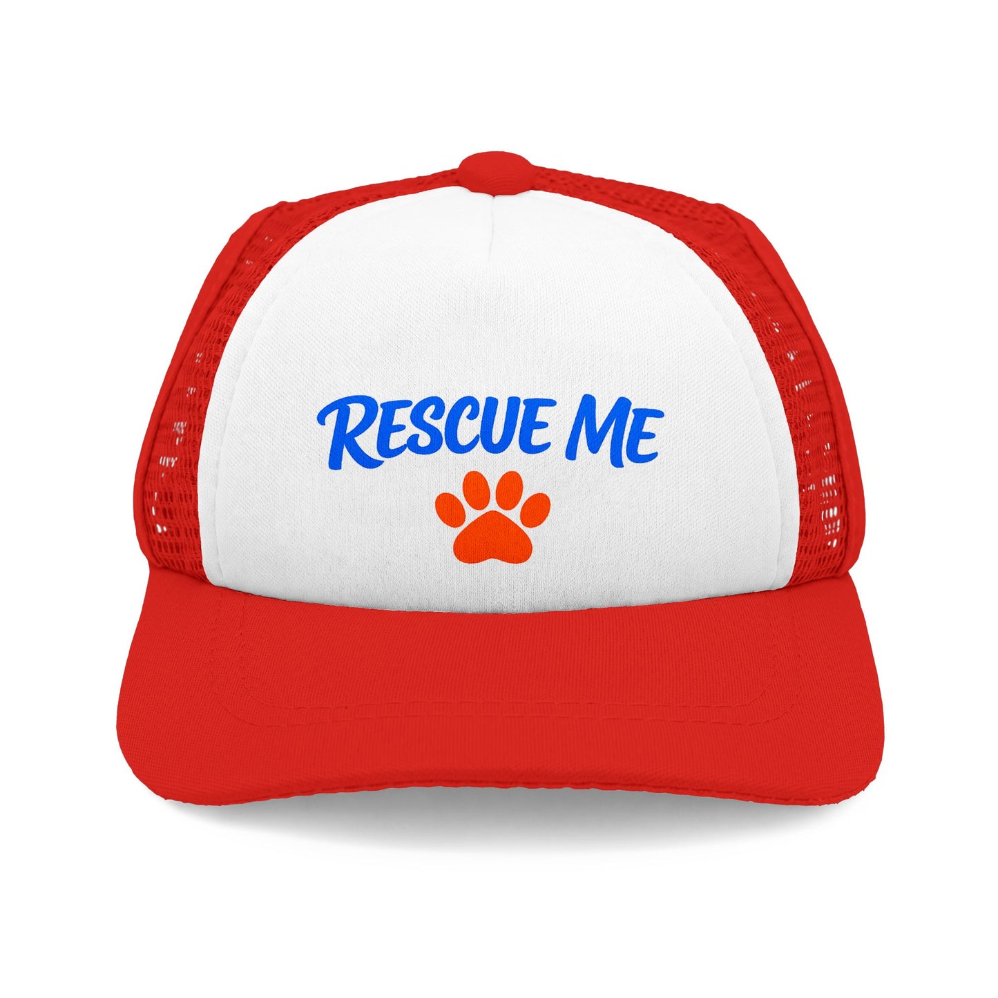 Rescue Me Paw Trucker Hat For Dogs