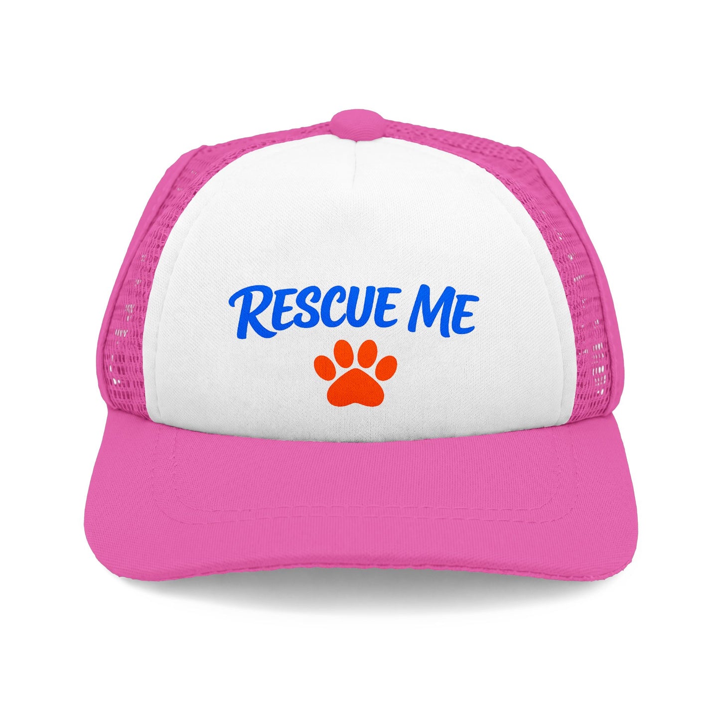 Rescue Me Paw Trucker Hat For Dogs