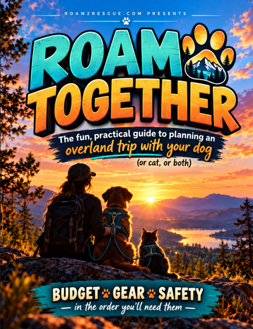 Roam Together — Overlanding with Pets Guide cover page